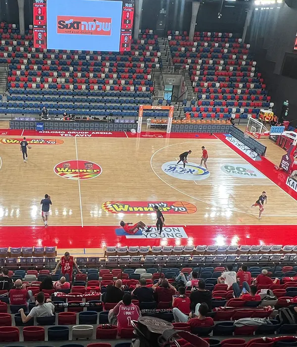 Basketball court lighting