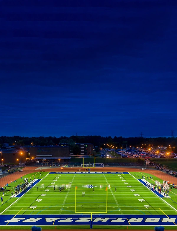 Football field lighting