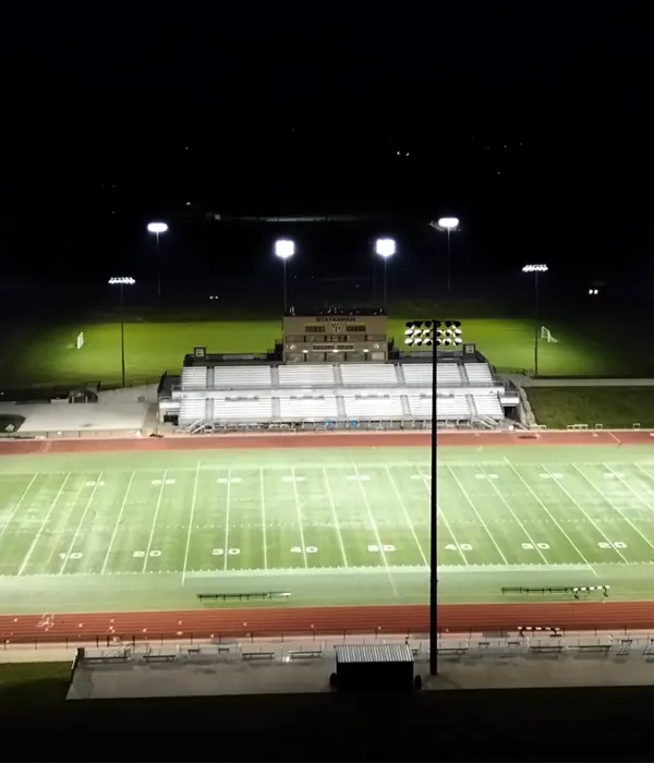 Football field lighting