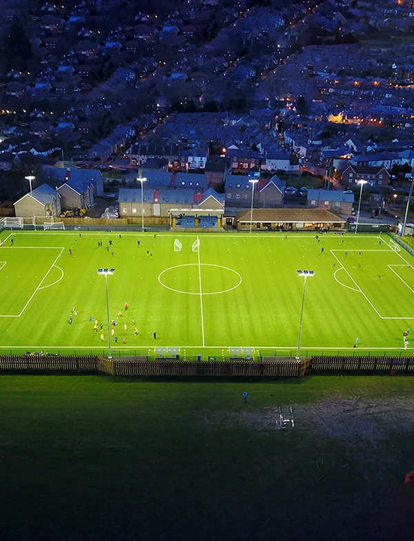 Soccer field lighting